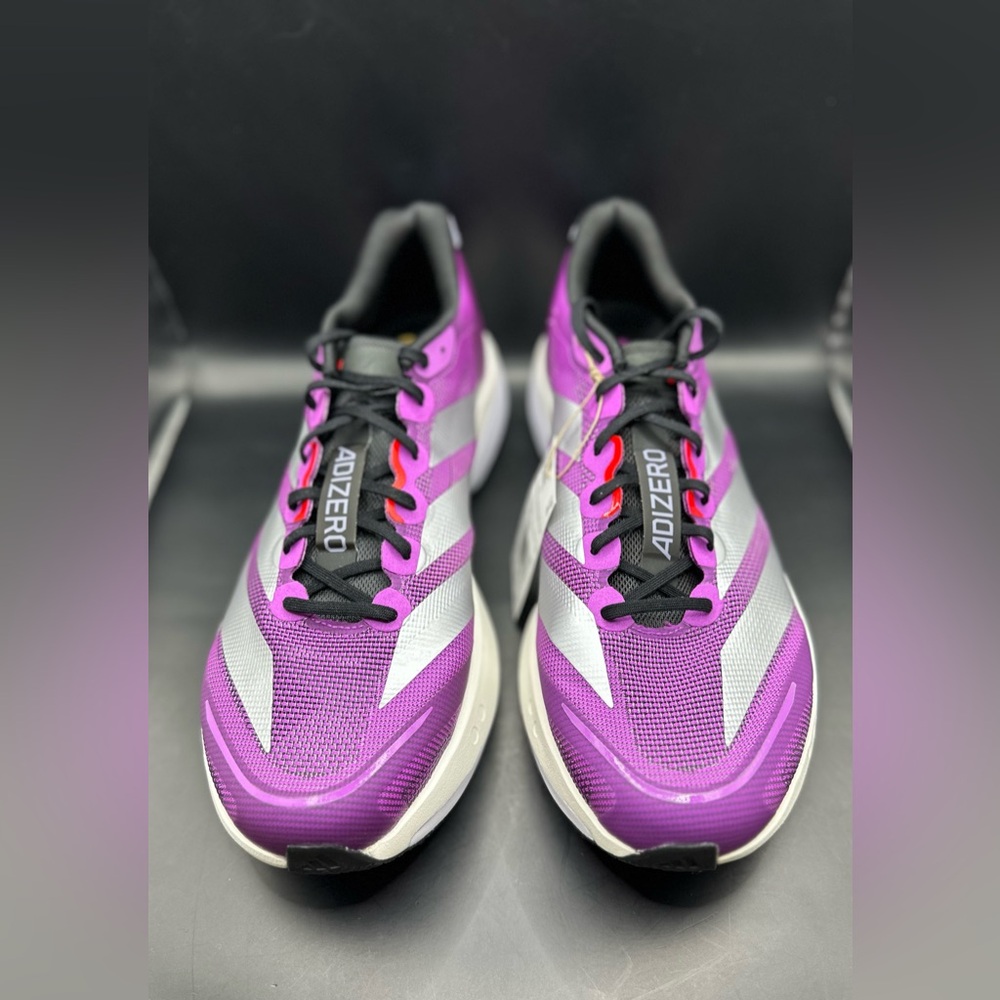 adidas Adizero Purple and White Athletic Shoes